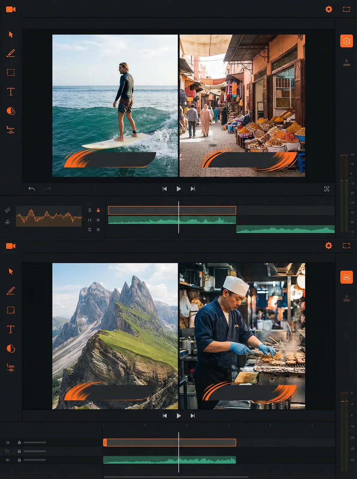 亿博体育app Vlog开场模板设计